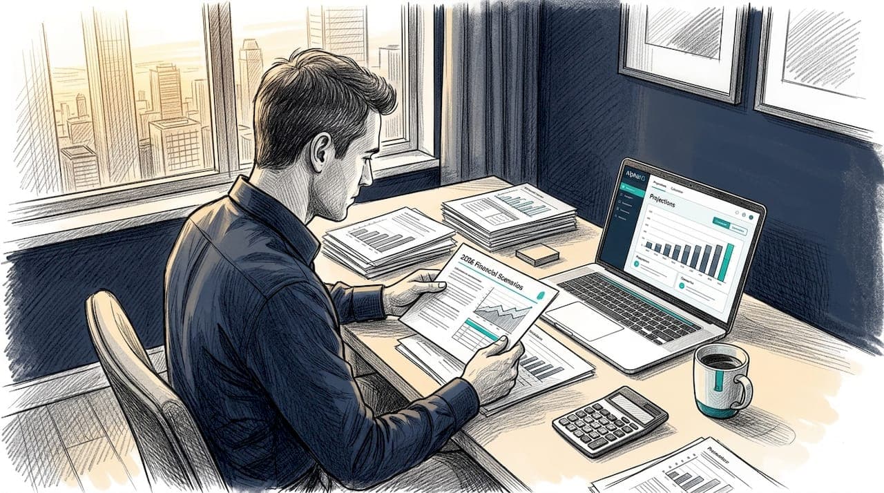 Financial scenario planning process: your 2026 guide